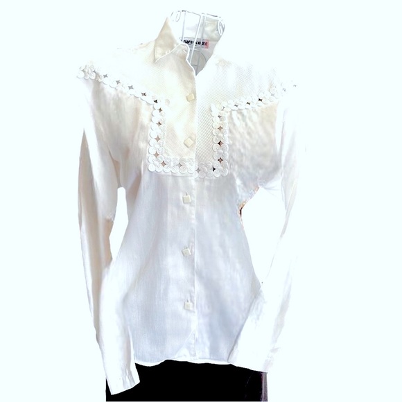 Italian designer, made in Italy cotton button down shirt. - Picture 2 of 5
